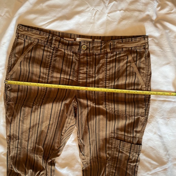 Anthropologie Hei Hei The Wanderer Striped Cargo Utility Pants Size 32 - Picture 9 of 14